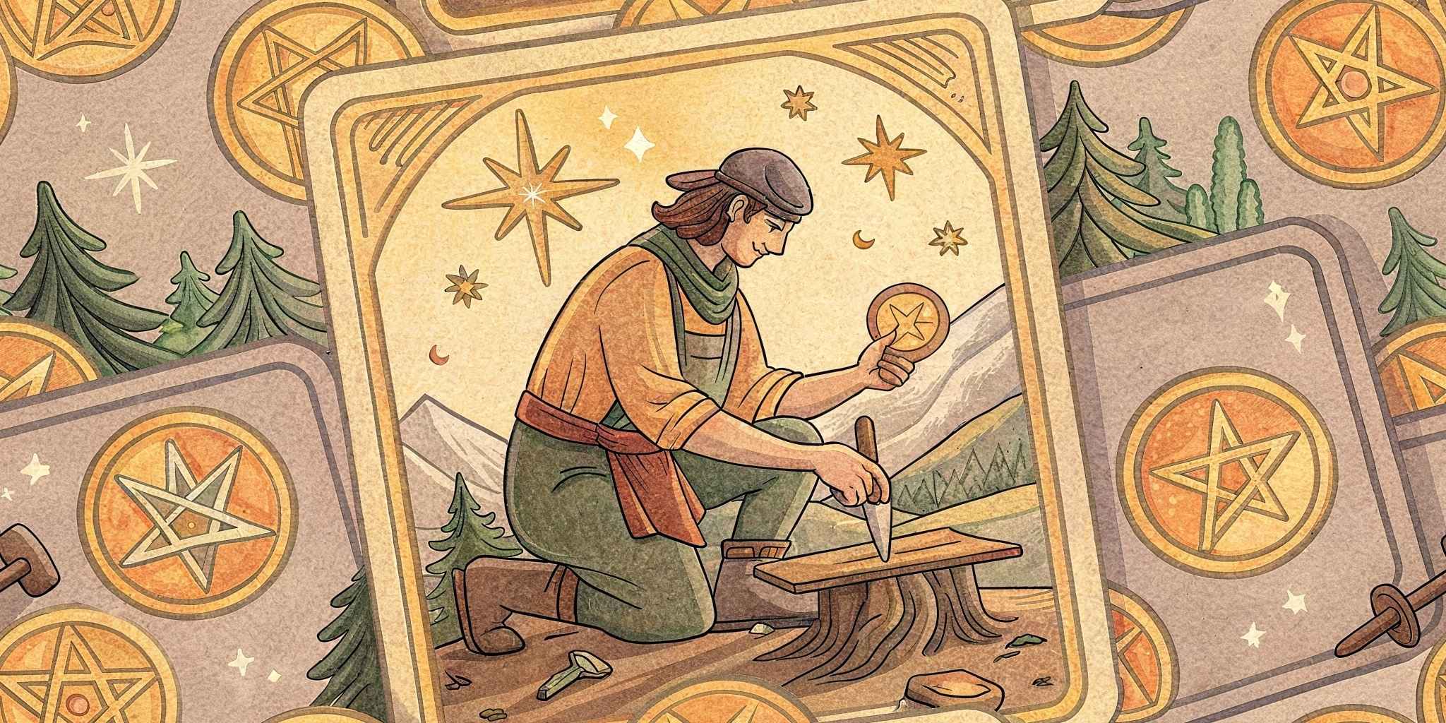 Eight of Pentacles Tarot Card Meaning