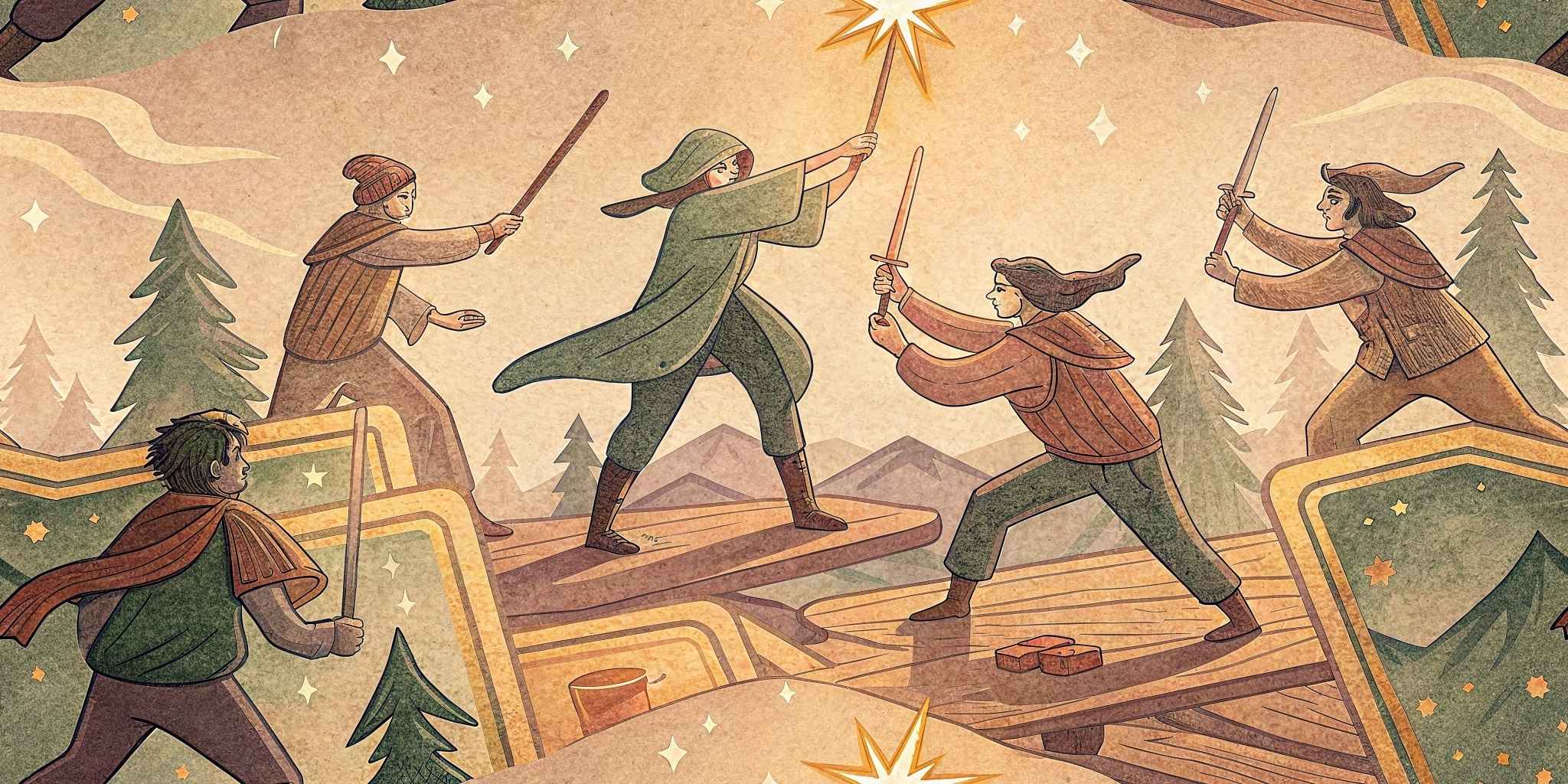 Five of Wands Tarot Card Meaning