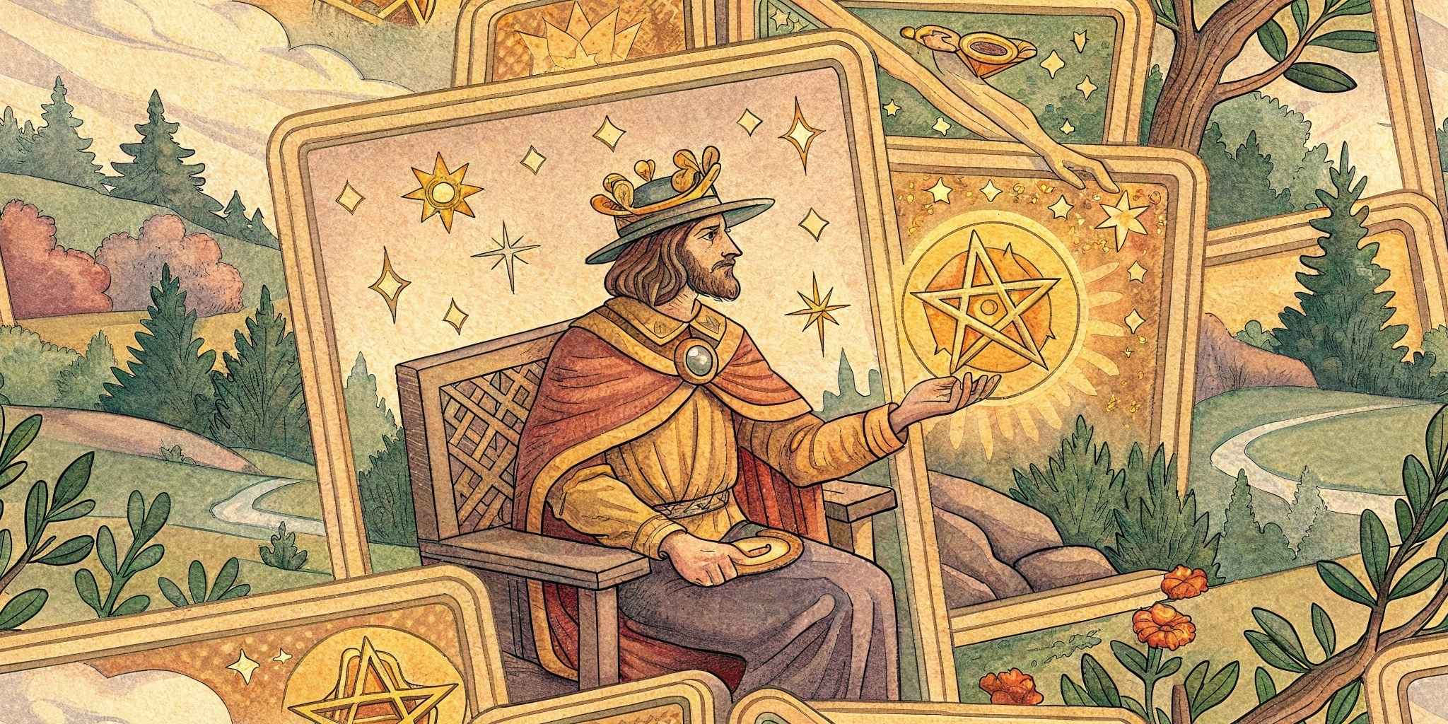 King of Pentacles Tarot Card Meaning