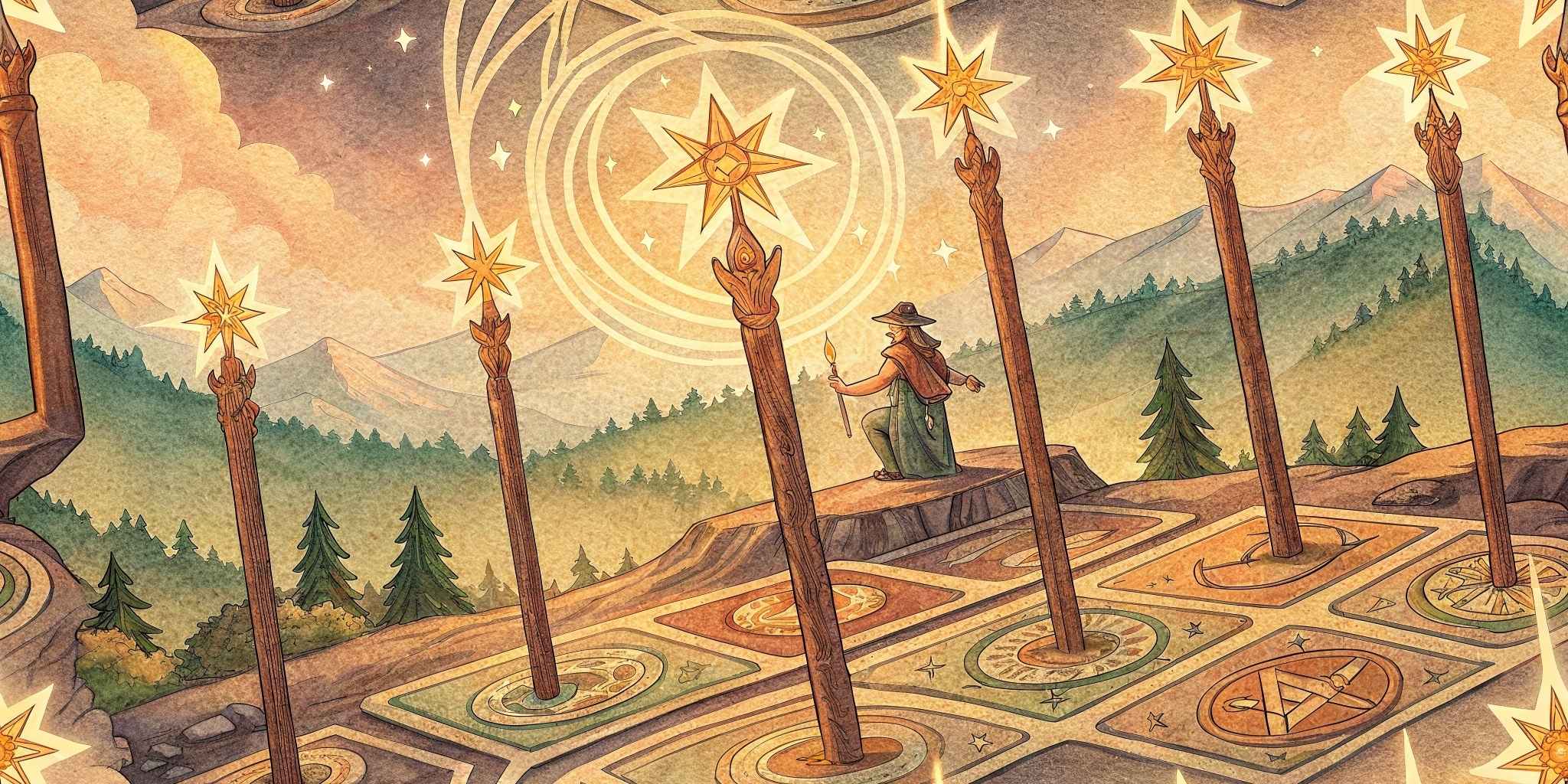 Nine of Wands Tarot Card Meaning