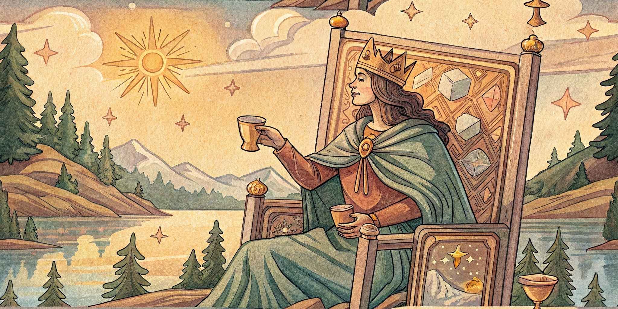 Queen of Cups Tarot Card Meaning