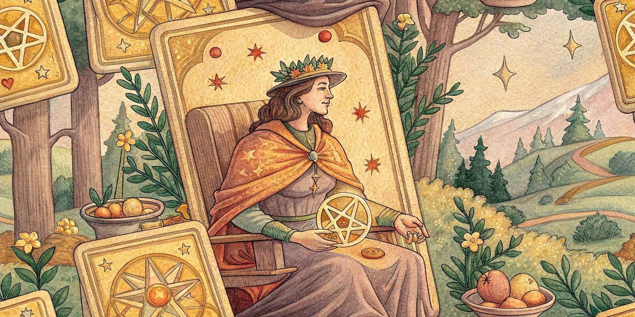 Queen of Pentacles Tarot Card Meaning