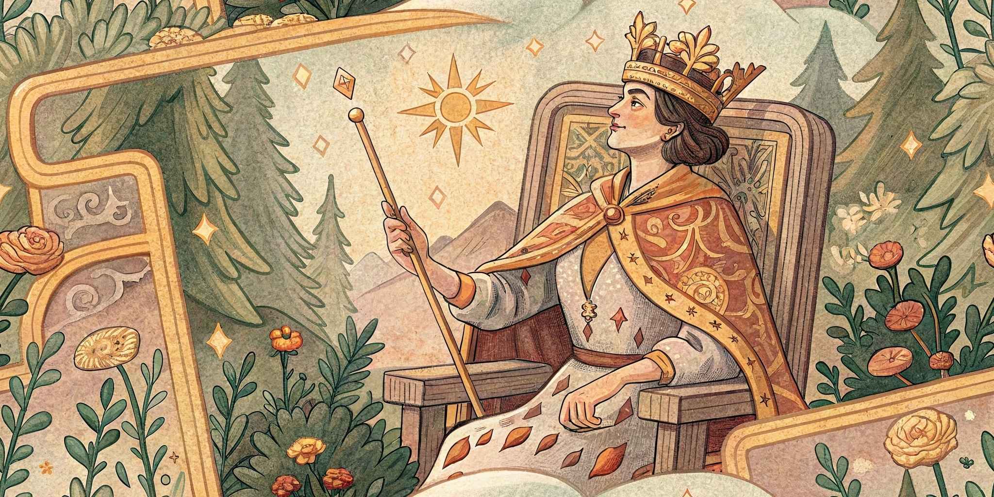 Queen of Wands Tarot Card Meaning