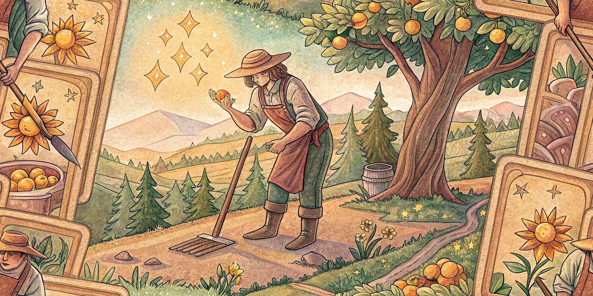 Seven of Pentacles Tarot Card Meaning
