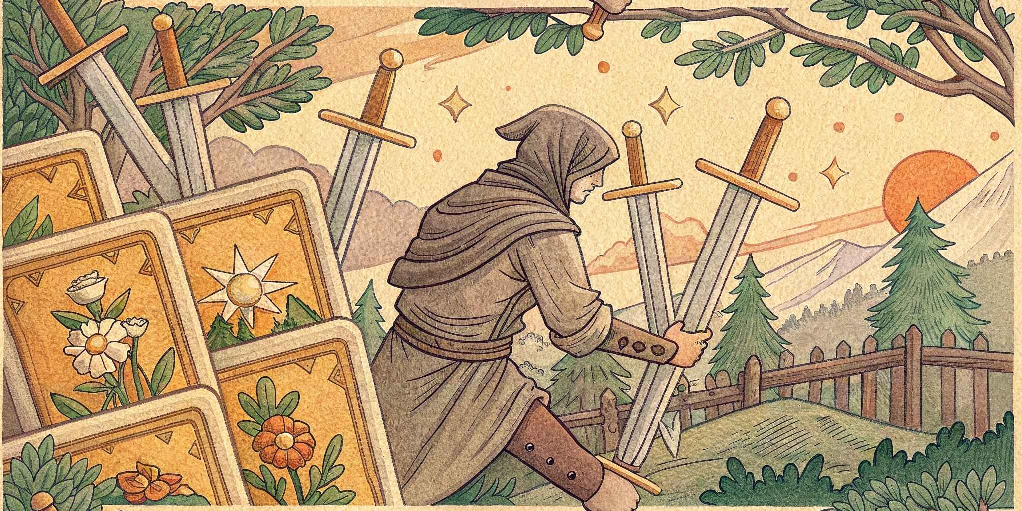 Seven of Swords Tarot Card Meaning