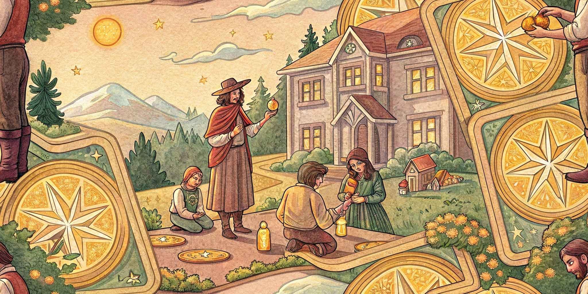Ten of Pentacles Tarot Card Meaning