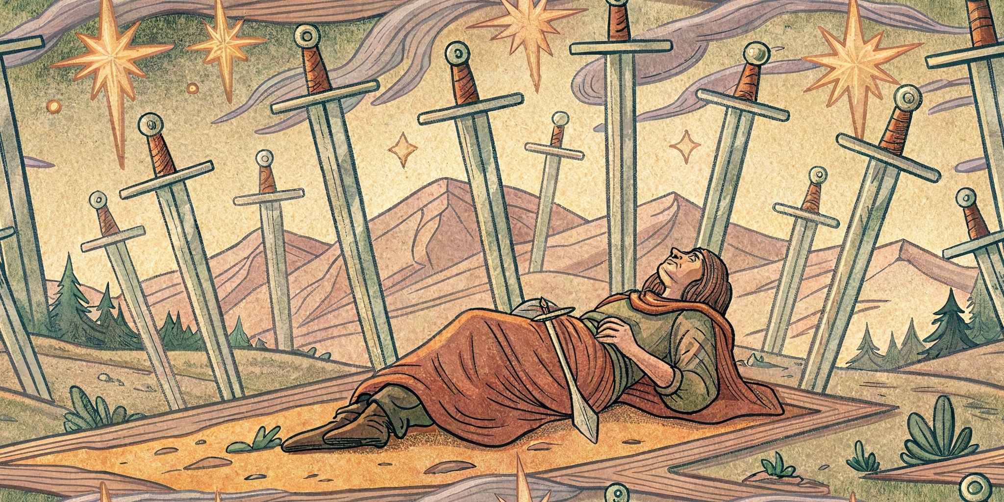 Ten of Swords Tarot Card Meaning