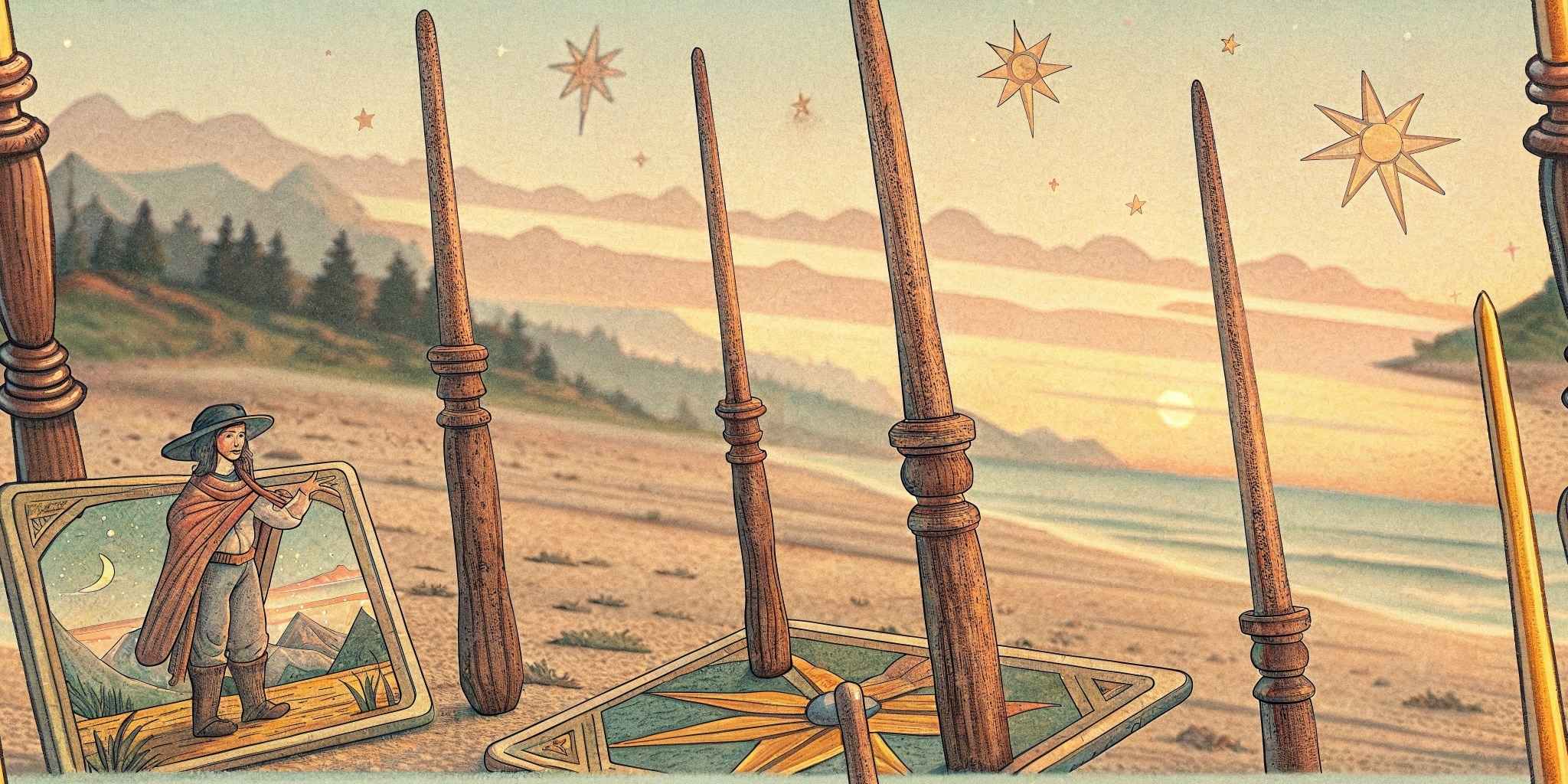 Three of Wands Tarot Card Meaning